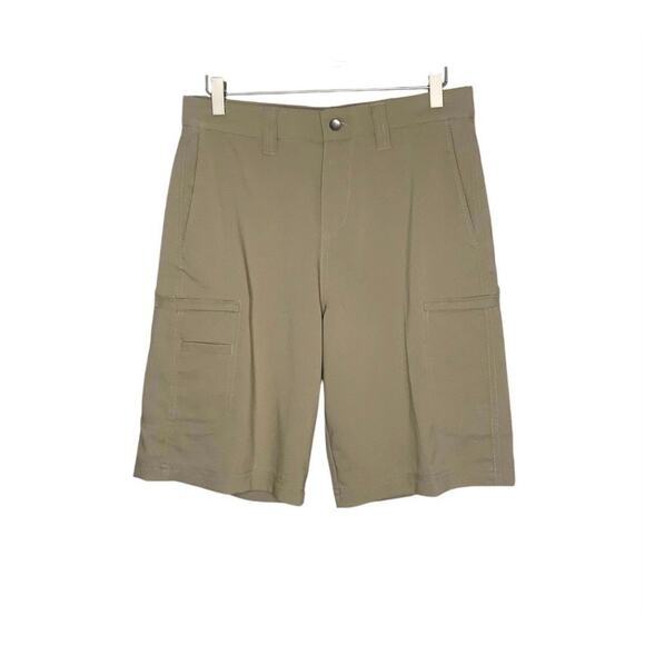 G George Navy Tan At The Knee Stretch UPF 30 Shorts Bundle Mens 30 NWT - Picture 9 of 14